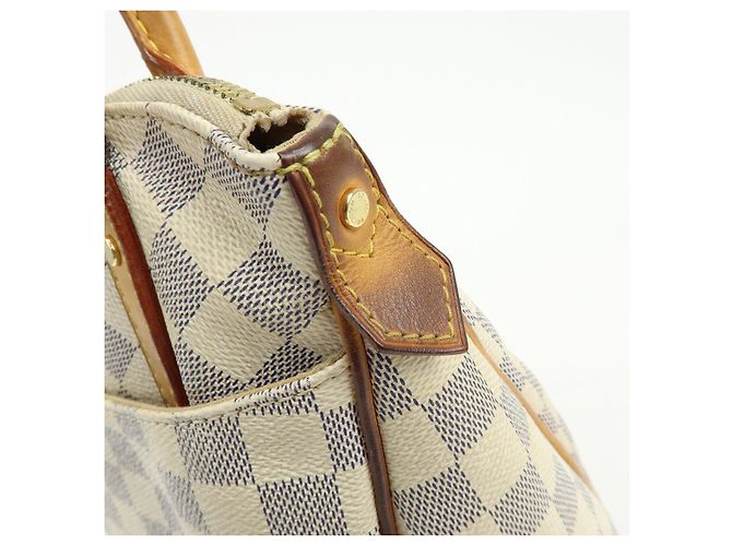 Borsa a Tracolla Louis Vuitton Damier Azur Canvas Figheri PM N41176 - vista 16