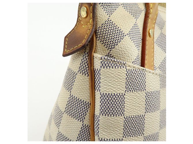 Borsa a Tracolla Louis Vuitton Damier Azur Canvas Figheri PM N41176 - vista 18