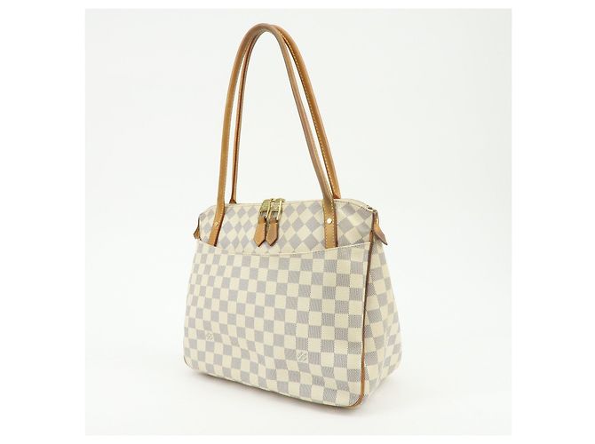 Borsa a Tracolla Louis Vuitton Damier Azur Canvas Figheri PM N41176 - vista 3