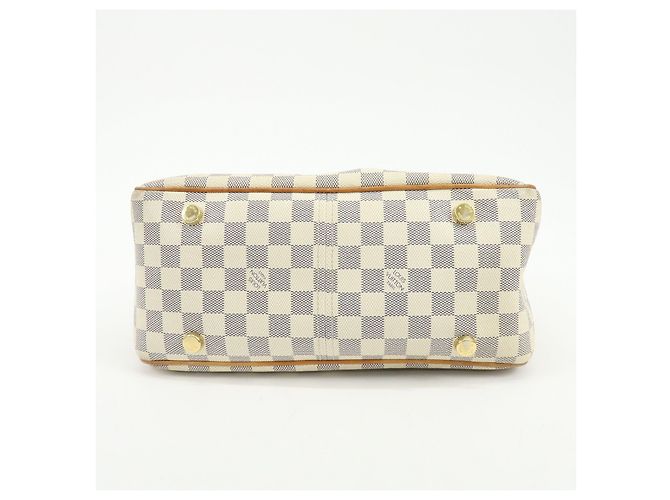 Borsa a Tracolla Louis Vuitton Damier Azur Canvas Figheri PM N41176 - vista 5