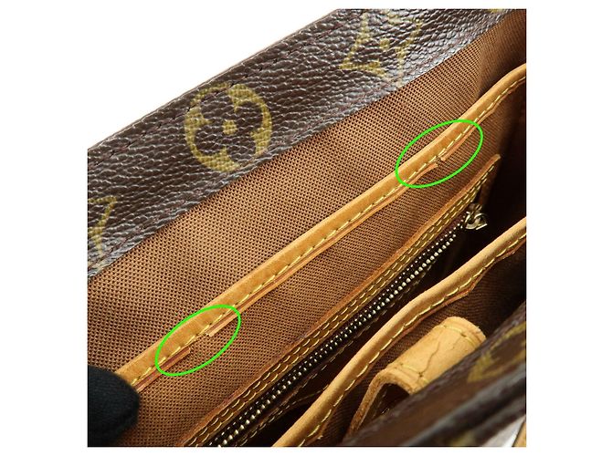 Borsa Tote Louis Vuitton Monogram Vavin PM Borsa a Mano Marrone M51172 - vista 20
