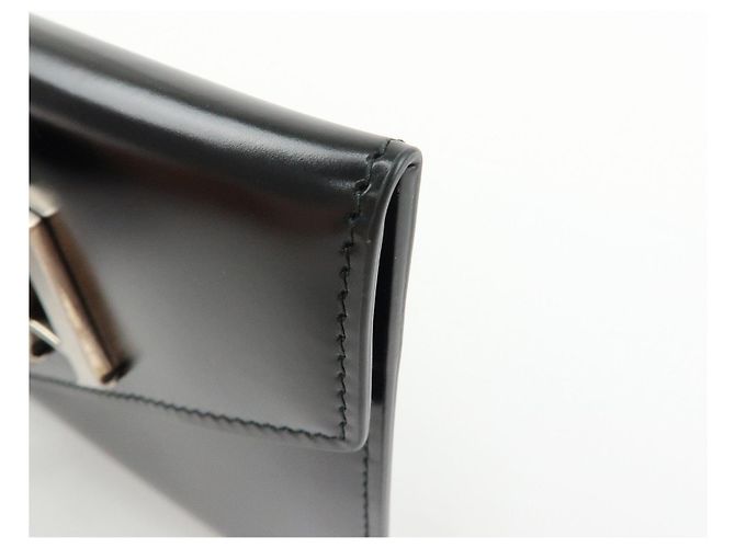Cartera Larga Clutch con Cadena de Piel Spazzolato PRADA Negra 1MF175 - vista 10