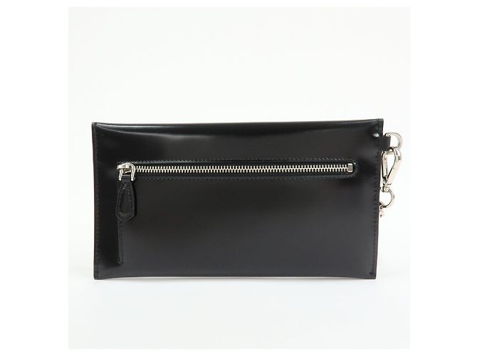 Cartera Larga Clutch con Cadena de Piel Spazzolato PRADA Negra 1MF175 - vista 2