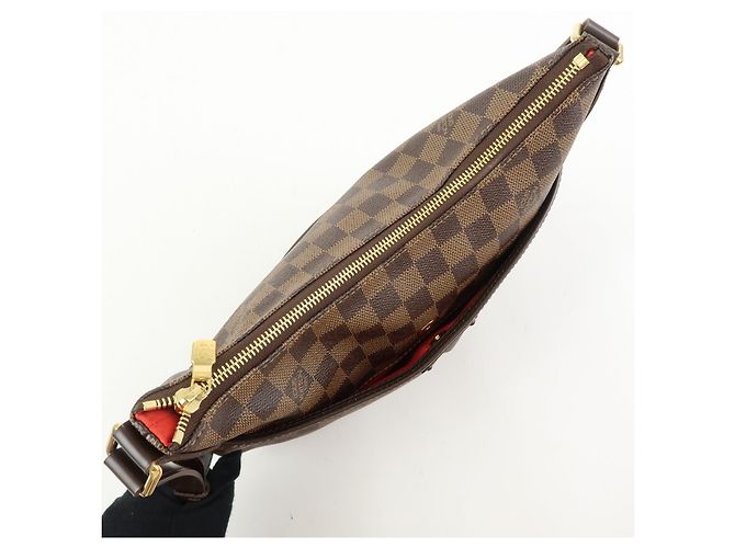Borsa a tracolla Louis Vuitton Damier Bloomsbury PM Damier Ebene N42251 - vista 15