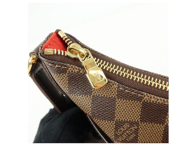 Borsa a tracolla Louis Vuitton Damier Bloomsbury PM Damier Ebene N42251 - vista 16