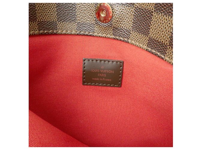 Borsa a tracolla Louis Vuitton Damier Bloomsbury PM Damier Ebene N42251 - vista 20
