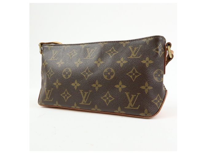 Louis Vuitton Monogram Trotteur Shoulder Bag Crossbody Bag Brown M51240 - view 3