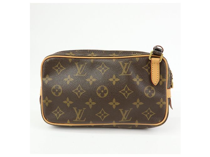 Borsa Louis Vuitton Monogram Pochette Marly Bandouliere Brown M51828 - vista 2