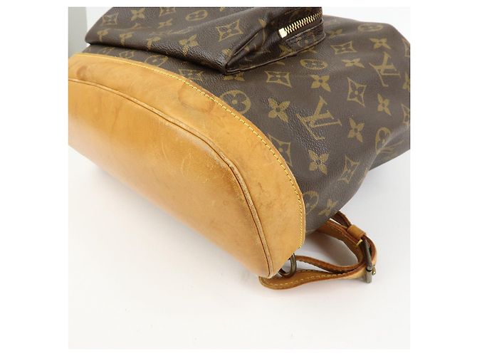 Zaino Louis Vuitton Monogram Montsouris GM Brown M51135 - vista 11