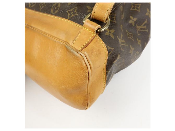 Zaino Louis Vuitton Monogram Montsouris GM Brown M51135 - vista 12