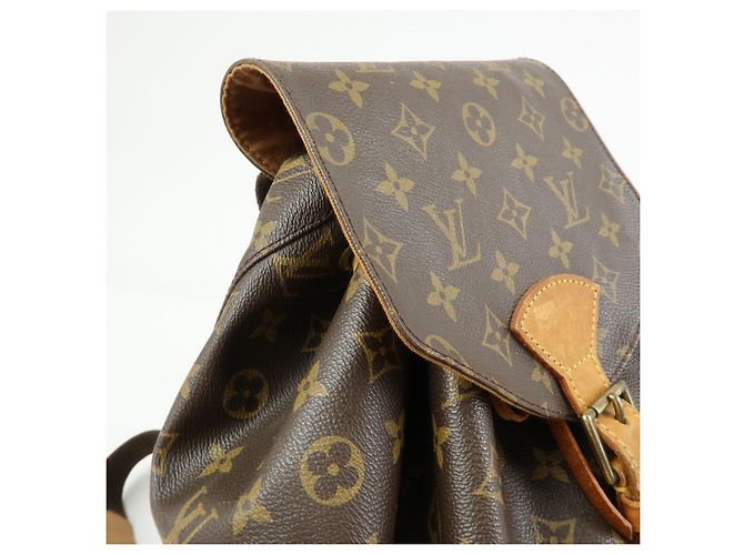 Zaino Louis Vuitton Monogram Montsouris GM Brown M51135 - vista 13