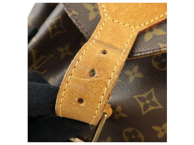 Zaino Louis Vuitton Monogram Montsouris GM Brown M51135 - vista 16