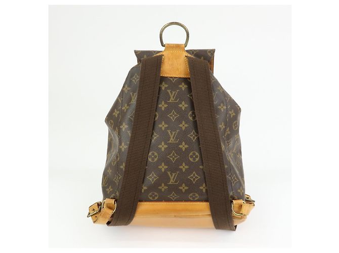 Zaino Louis Vuitton Monogram Montsouris GM Brown M51135 - vista 2