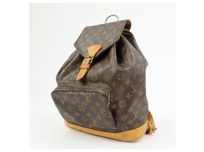 Zaino Louis Vuitton Monogram Montsouris GM Brown M51135 - vista 3