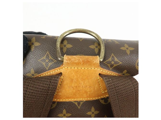 Zaino Louis Vuitton Monogram Montsouris GM Brown M51135 - vista 7