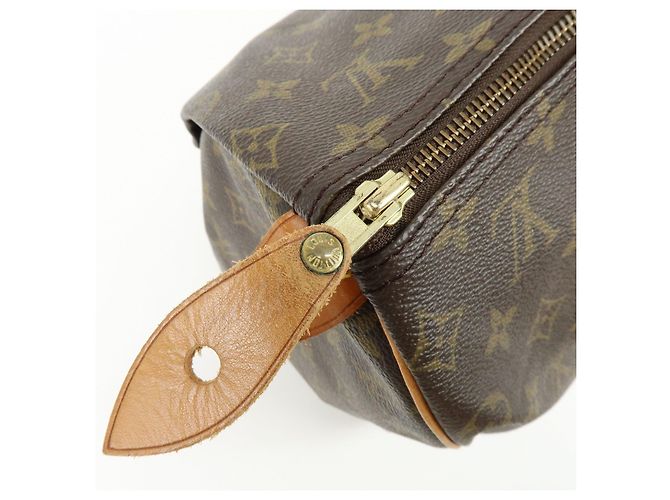 Borsa a Mano Louis Vuitton Monogram Speedy 40 Borsa Boston Marrone M41522 - vista 17