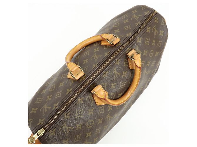 Borsa a Mano Louis Vuitton Monogram Speedy 40 Borsa Boston Marrone M41522 - vista 18