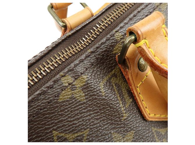Borsa a Mano Louis Vuitton Monogram Speedy 40 Borsa Boston Marrone M41522 - vista 20