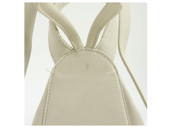 LOEWE Anton Leder-Rucksack Ivory - Ansicht 16
