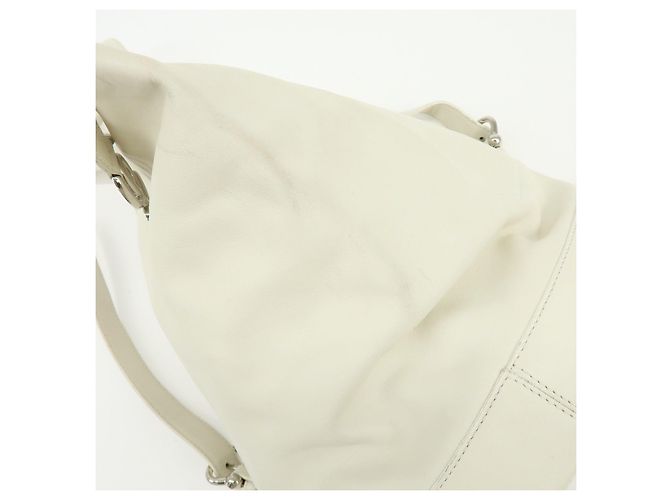 LOEWE Anton Leder-Rucksack Ivory - Ansicht 18