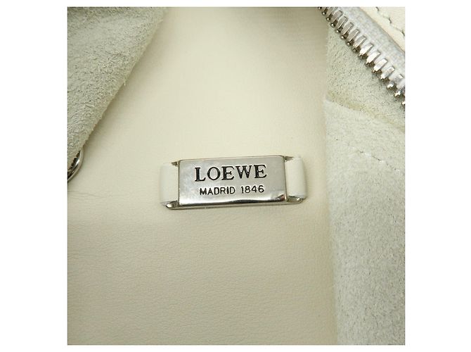 LOEWE Anton Leder-Rucksack Ivory - Ansicht 23
