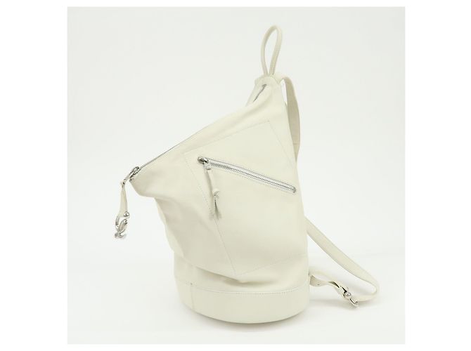 LOEWE Anton Leder-Rucksack Ivory - Ansicht 3