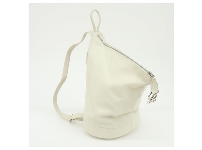 LOEWE Anton Leder-Rucksack Ivory - Ansicht 4