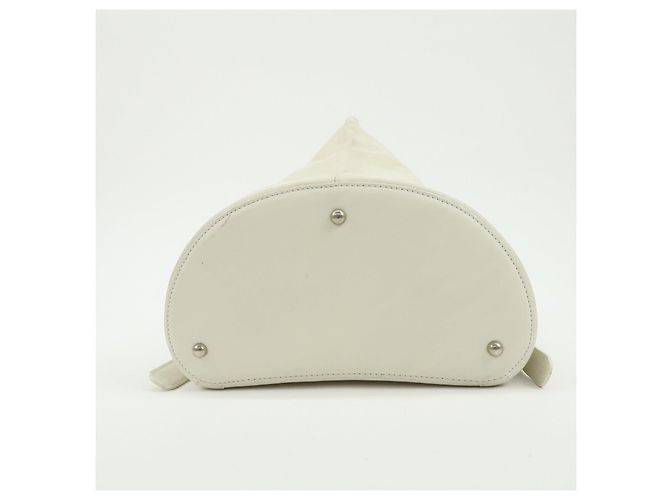LOEWE Anton Leder-Rucksack Ivory - Ansicht 5