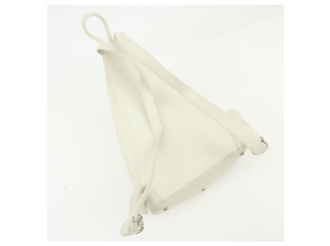 LOEWE Anton Leder-Rucksack Ivory - Ansicht 6