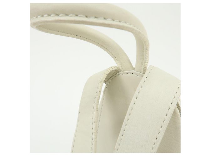 LOEWE Anton Leder-Rucksack Ivory - Ansicht 7