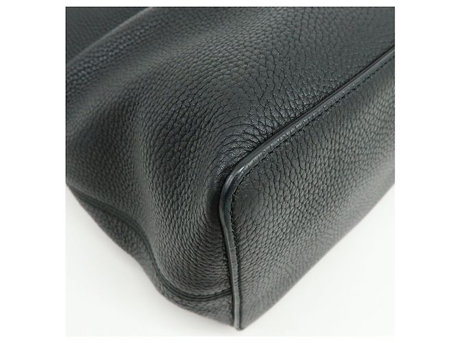 Borsa a mano e a tracolla 2Way GUCCI SOHO Interlocking G in pelle Nera 536194 - vista 14