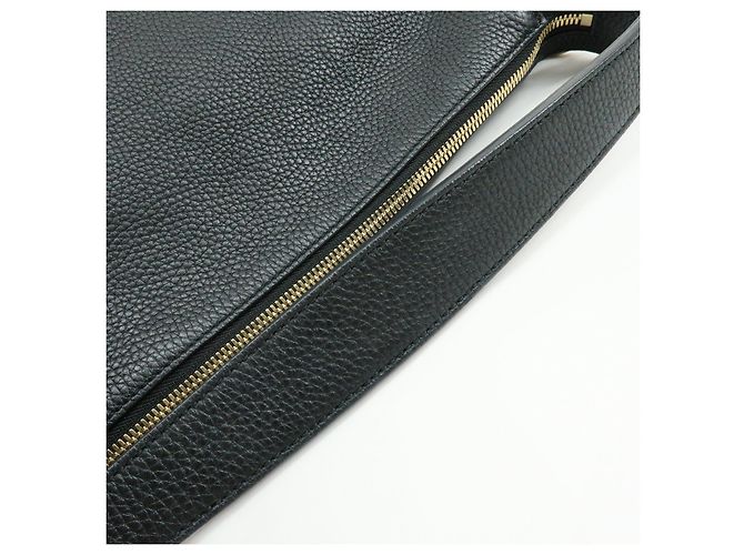 Borsa a mano e a tracolla 2Way GUCCI SOHO Interlocking G in pelle Nera 536194 - vista 8