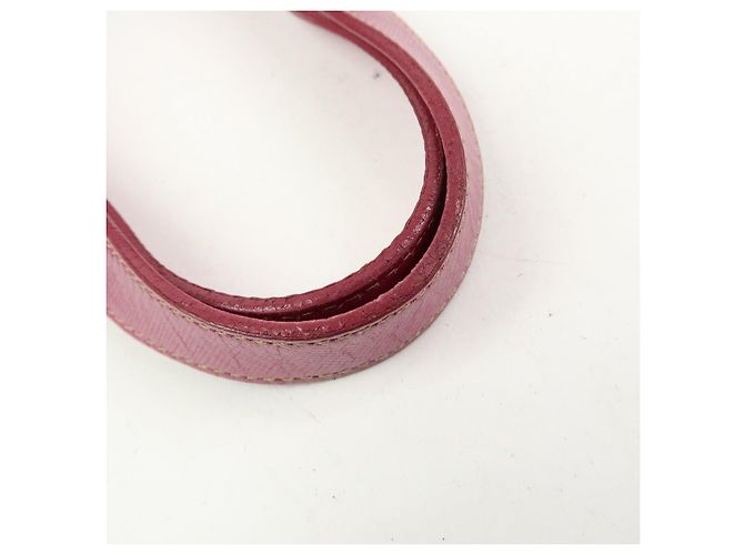 Borsa Tote e Borsa a Tracolla PRADA in Nylon e Pelle Saffiano con Logo Rosa - vista 7