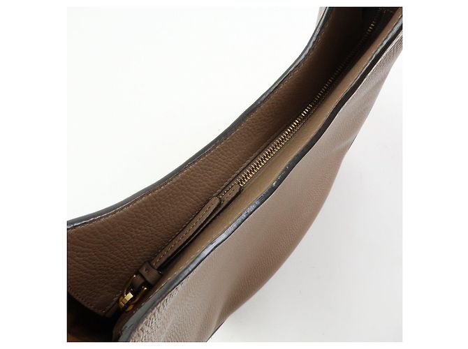 TOD'S Borsa a tracolla e borsa a mano Oboe in pelle Taupe Brown - vista 19