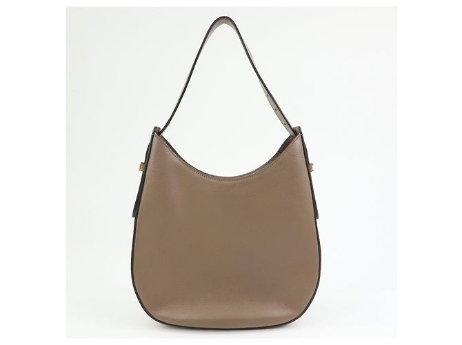 TOD'S Borsa a tracolla e borsa a mano Oboe in pelle Taupe Brown - vista 2