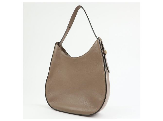 TOD'S Borsa a tracolla e borsa a mano Oboe in pelle Taupe Brown - vista 3