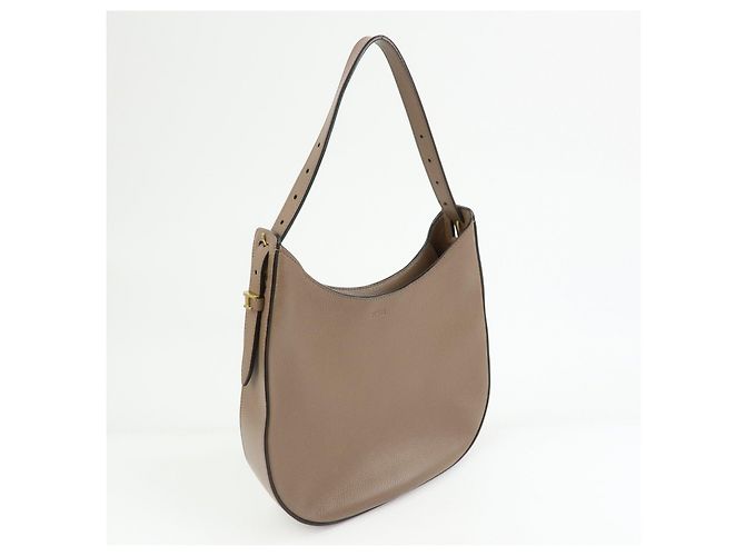 TOD'S Borsa a tracolla e borsa a mano Oboe in pelle Taupe Brown - vista 4