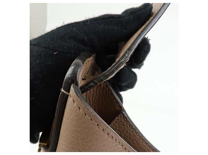 TOD'S Borsa a tracolla e borsa a mano Oboe in pelle Taupe Brown - vista 9