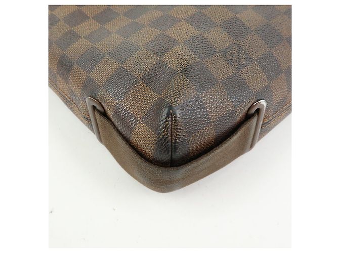 Borsa Messenger Louis Vuitton Damier Ebene Brooklyn Brown N51211 - vista 10