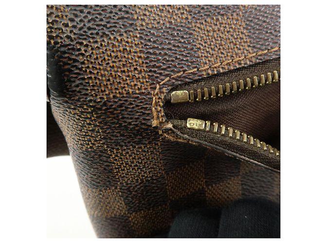 Borsa Messenger Louis Vuitton Damier Ebene Brooklyn Brown N51211 - vista 15