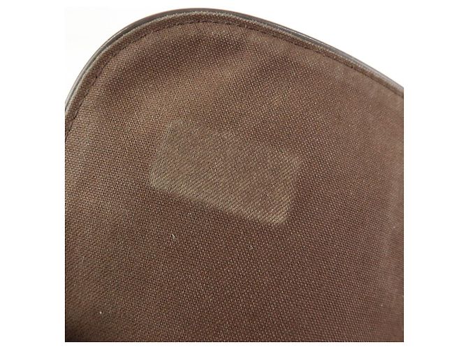 Borsa Messenger Louis Vuitton Damier Ebene Brooklyn Brown N51211 - vista 19