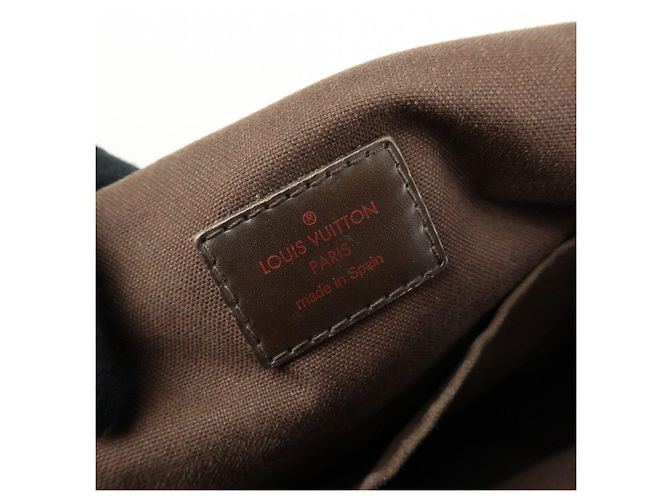 Borsa Messenger Louis Vuitton Damier Ebene Brooklyn Brown N51211 - vista 23