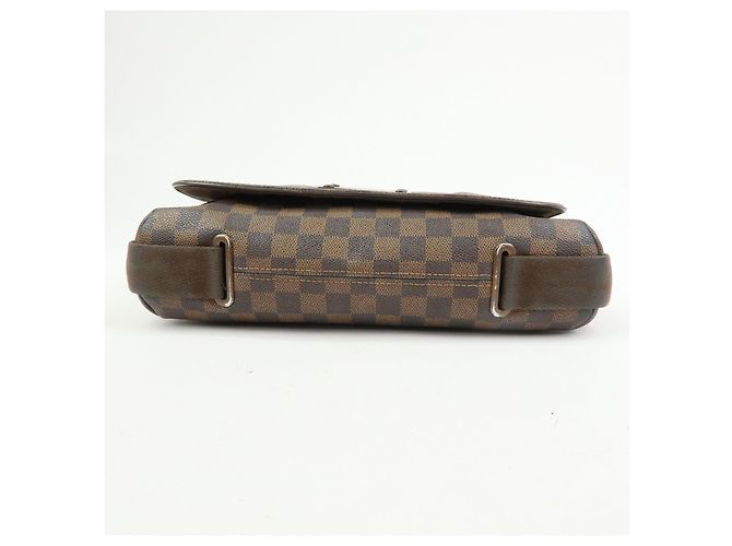 Borsa Messenger Louis Vuitton Damier Ebene Brooklyn Brown N51211 - vista 5