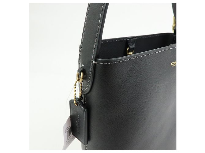 COACH Bleecker Bucket 21 Borsa a tracolla in pelle Borsa crossbody Nera - vista 14