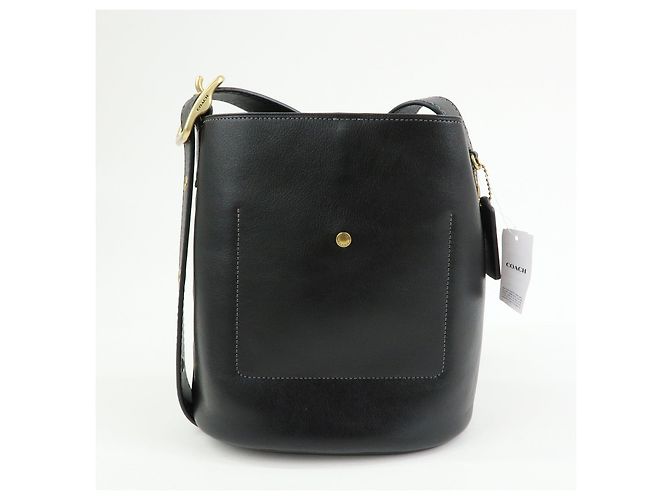 COACH Bleecker Bucket 21 Borsa a tracolla in pelle Borsa crossbody Nera - vista 2