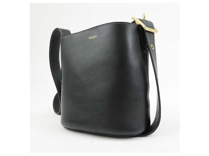 COACH Bleecker Bucket 21 Borsa a tracolla in pelle Borsa crossbody Nera - vista 3