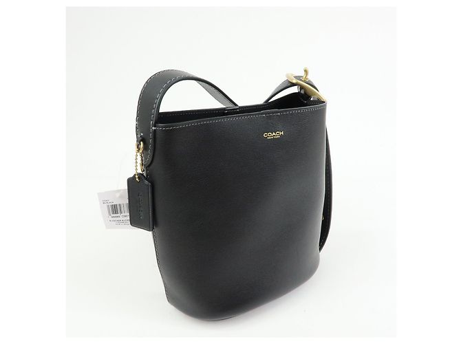 COACH Bleecker Bucket 21 Borsa a tracolla in pelle Borsa crossbody Nera - vista 4