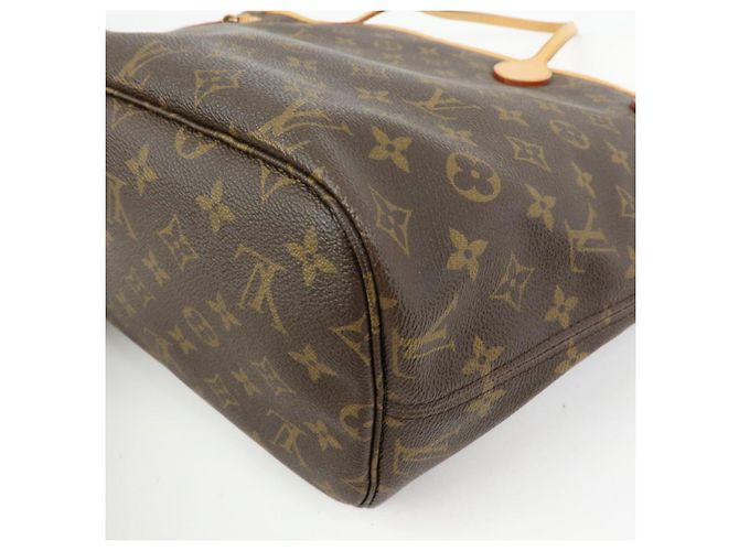 Borsa a Tracolla Louis Vuitton Monogram Neverfull MM Marrone M40156 - vista 17
