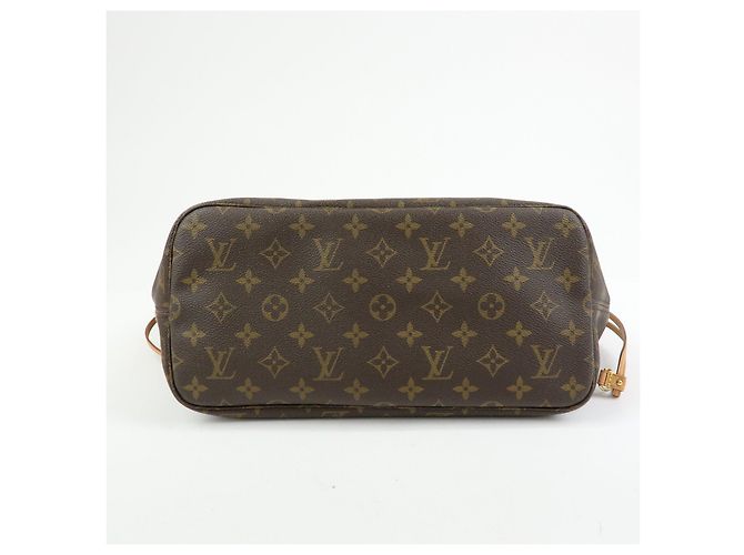 Borsa a Tracolla Louis Vuitton Monogram Neverfull MM Marrone M40156 - vista 5