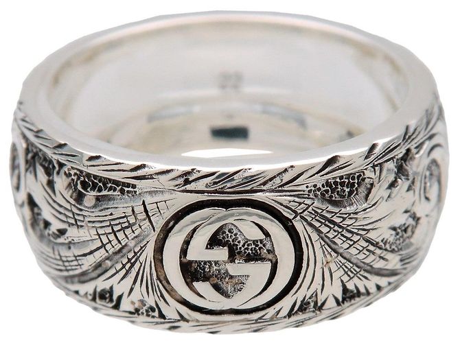 Anello GUCCI Tiger Head SV925 Silver #22 US9.5 EU61HK21.5 - vista 2